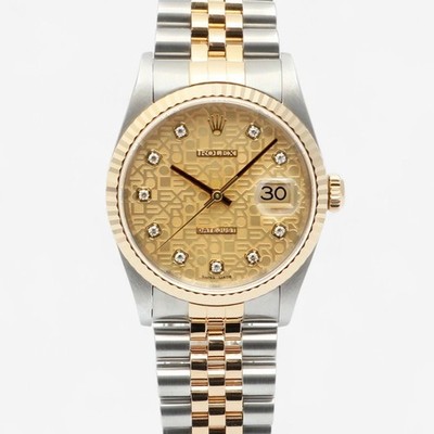 Rolex Originale 16233 Diamond Computer Zifferblatt Tenpoint 159052551 [U]