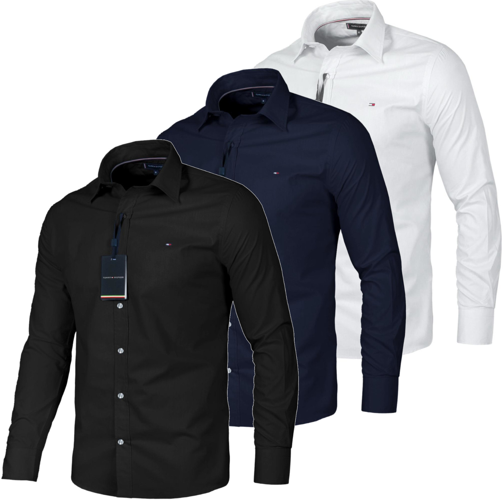 토미힐피거 남성 셔츠 M, L, XL, XXL 사이즈 신상품! 긴팔 TH 플렉스 슬림핏 4