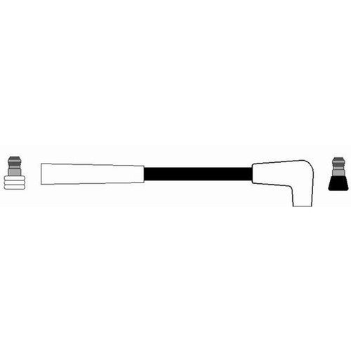 NGK 0950 Set Cavi Accensione In Rame – Per VW Polo E Vento (1991-2006), 5 Linee, Colore Nero