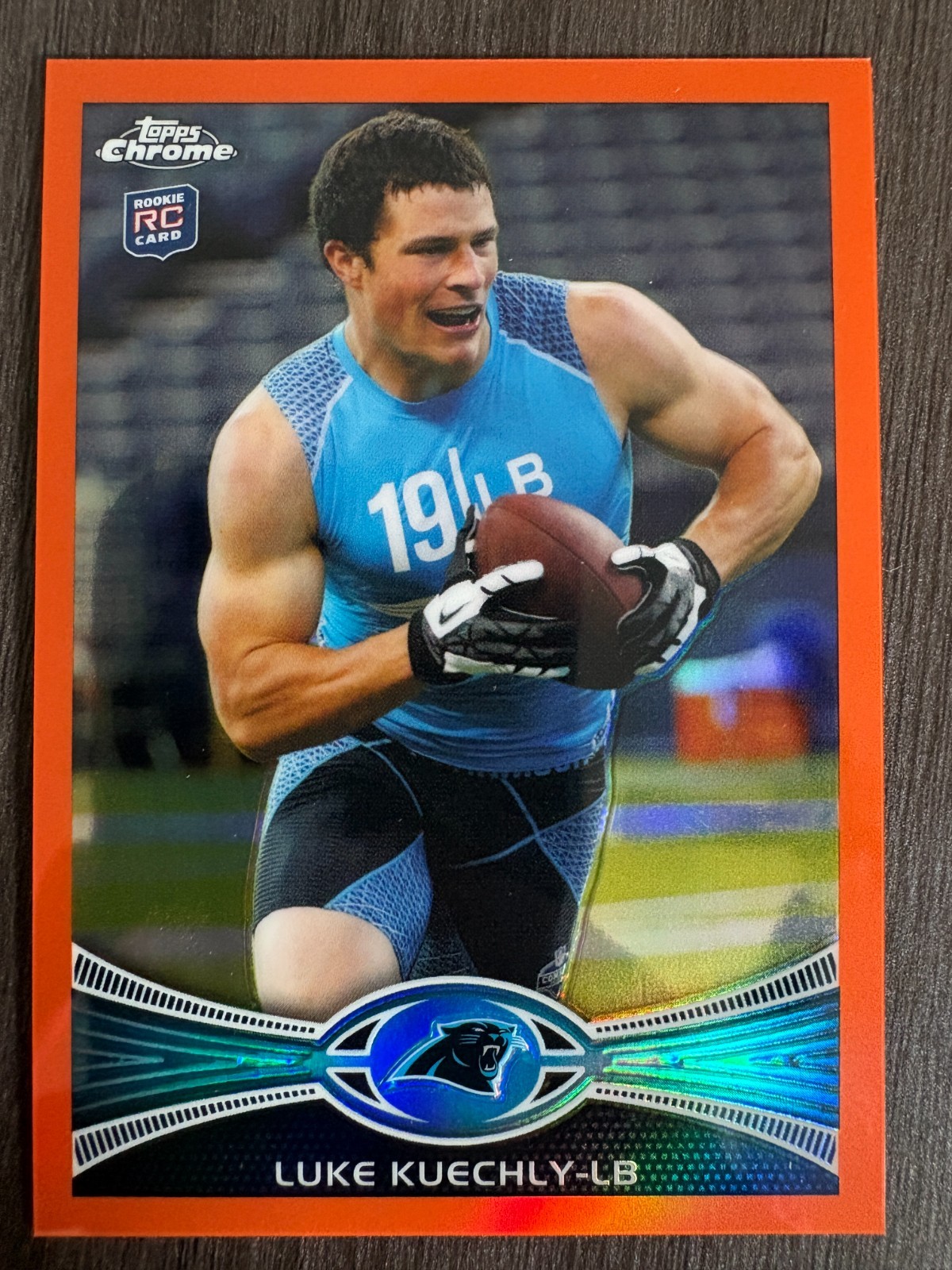 2012 Topps Chrome Luke Kuechly  #45 Panthers Rookie Card RC Orange Refractor