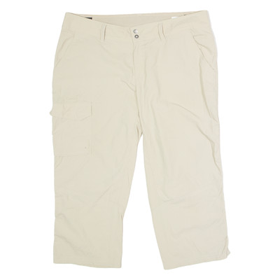 COLUMBIA Outdoor 3/4 Länge Damenhose Beige Regular Gerade W36 L21