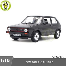 1/18 VW Volkswagen Golf GTI 1976 Norev 188487 Black Diecast Model Car