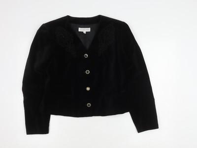 Equation Damen Anzugjacke schwarz Größe 14 Langarm
