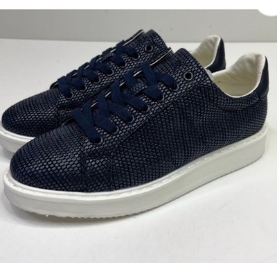 Lauren Ralph Lauren Women's Angeline IV Lace-Up Platform Sneakers navy blue