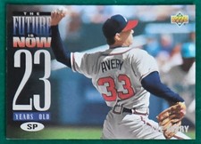 Steve Avery - 1994 Upper Deck #41 - The Future is Now Atlanta Braves Baseball