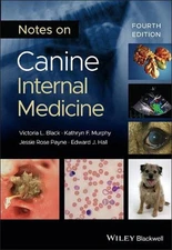 Notes on Canine Internal Medicine by Victoria L. Black Paperback Book