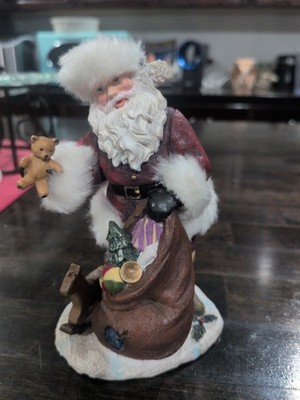 Young's Inc. Vintage Resin 5-1/2'' Tall Santa Clause Figurine