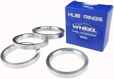 WHEEL CONNECT Hub Centric Rings, 106 to 78.1, Set of 4, OD106mm-ID78.1mm 