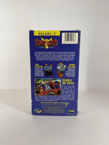 Swat Kats: Deadly Dr. Viper ( VHS, 1994 ) Turner Home Ent. - Charlie Adler. - Picture 3 of 6