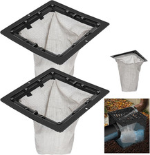 2 Pack Catch Basin Drain Filter, Square Catch Basin Drain Filter for 12 Inch Clo