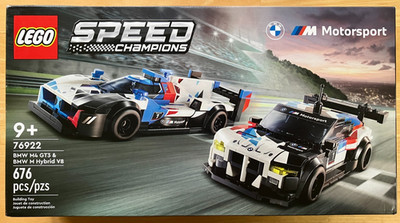 LEGO Speed Champions BMW M4 GT3 & BMW M Hybrid V8 Race Cars 76922