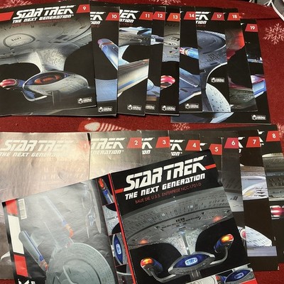 FANHOME EAGLEMOSS BUILD THE STAR TREK USS ENTERPRISE NCC-1701 D SHIP - KONVOLUT