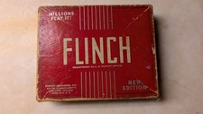 Antique 1913-1934 - Flinch Card Game -With 1951 Box - Parker Brothers - Complete