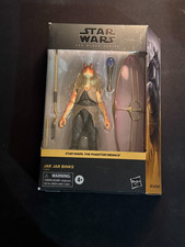 STAR WARS PHANTOM MENACE BLACK SERIES JAR JAR BINKS 6 INCH. DELUXE ACTION FIGURE