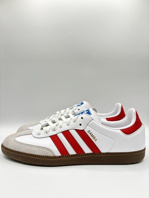 Adidas Men s Samba OG Originals Size 11 White Scarlet |IG1025|