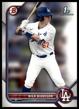 2022 Bowman Draft #BD-165 Nick Biddison