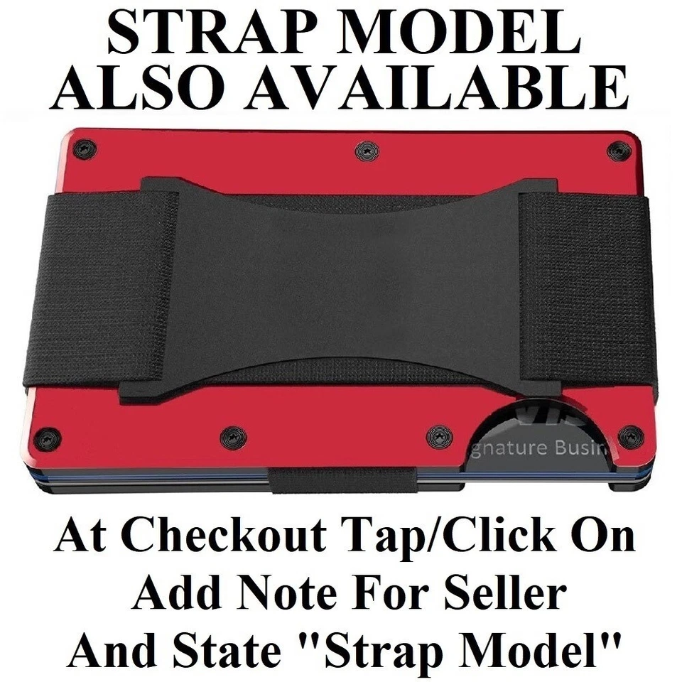 Custom Milwaukee Tool Mens Titanium Carbon Red RFID Blocking Engraved Wallet D7 - Image 4 of 4