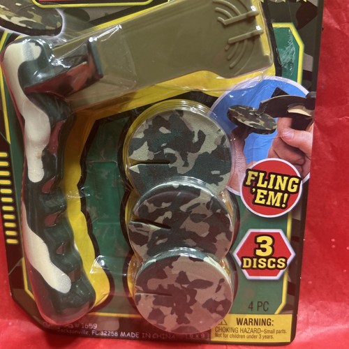 Ja-ru Army command disc launcher Pull Back & Release To Launch Fling ‘Em - Picture 4 of 7