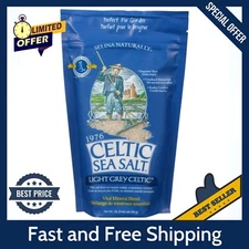 Light Grey Celtic Sea Salt 1 Pound Resealable Bag – Perfect for Cooking & Baking