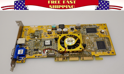 ASUS NVIDIA GEFORCE4 MX 440 GOLD V8170DDR/64M VTG DDR AGP VIDEO