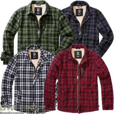 BRANDIT CLASSIC SHERPA WINTERJACKE GEFÜTTERT HOLZFÄLLER JACKE BW ÜBERGANGSJACKE