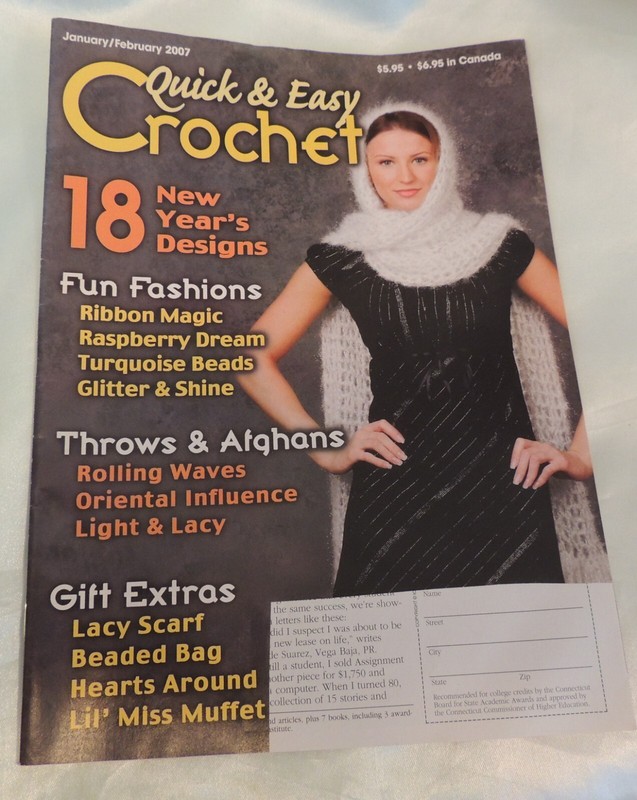 Quick & Easy Crochet Magazine January/February 2007 Patterns