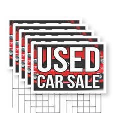 Used Car Sale Yard Sign Affordable Vehicles, Trusted Dealers, Clear Messaging