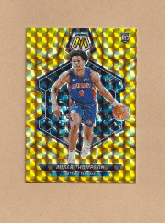 2023-24 Panini Mosaic Reactive Yellow - Ausar Thompson #226 (RC) Detroit Pistons