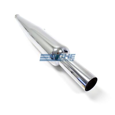 28.75'' BSA Goldstar Quality Reproduction Motorcycle Muffler Left Side    1.5''