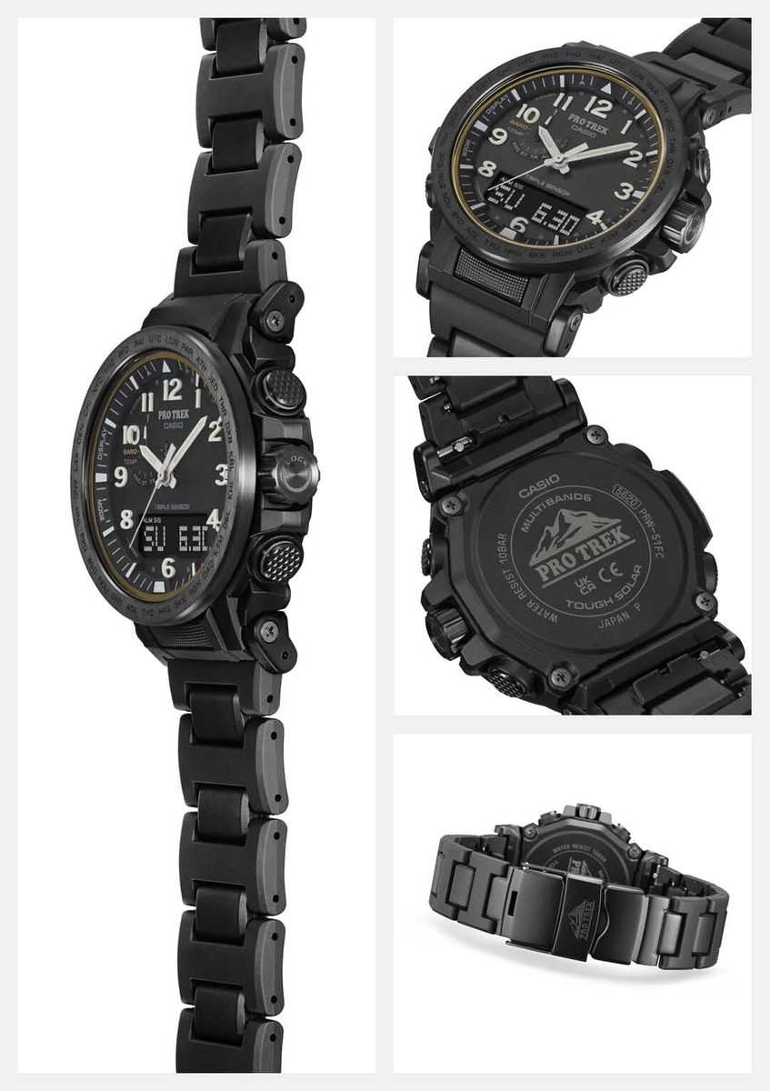Casio Pro Trek PRW-51FC-1JF Black Climber Line Composite Band