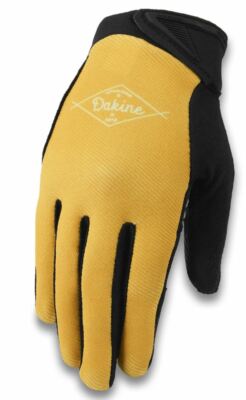 Dakine SYNCLINE Womens Full Finger Mountain Bike Gloves M Goldenglow NEW