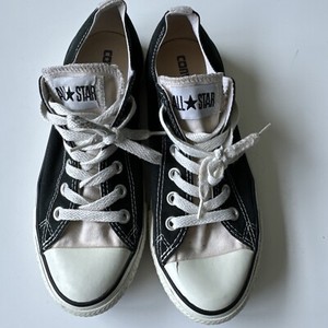 Converse All Star Leather Sneakers Mens 14 White Navy‎ AV738 Vintage 2001 Rare Converse 2001 | eBay main image 3