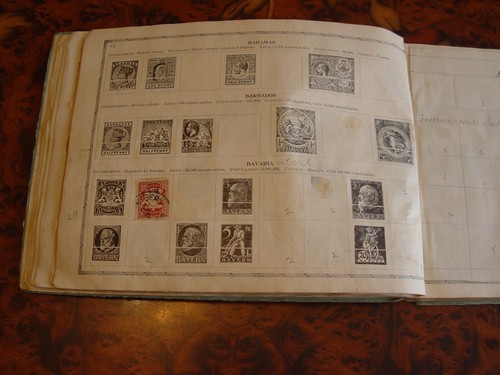 before 1926 Imperial Stamp Album! With Many Various international Stamps. - Picture 5 of 24