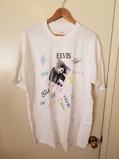 Vintage 90s Elvis Presley T Shirt Men's Size XL Single Stitch Made in USA