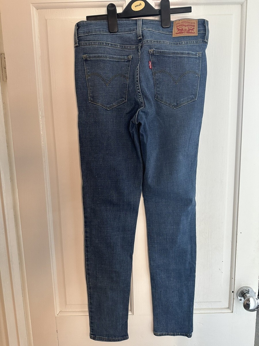 Levi's® 711 DOUBLE BUTTON - Jeans Skinny Fit - dark indigo/donkerblauw