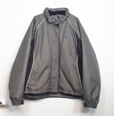 Surfanic Black Grey Ski Sking Outdoors Coat Jacket UK 16 Sports Winter