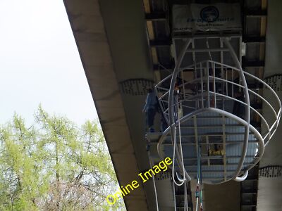 Photo 6x4 Bungee jumping platform at Garry Bridge Faskally What is claime c2012