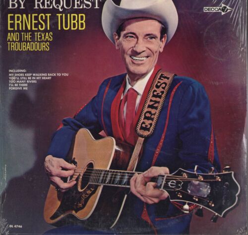 Ernest Tubb & The Texas Troubadours By Request USA Stereo Original Sealed Album - Picture 2 of 5