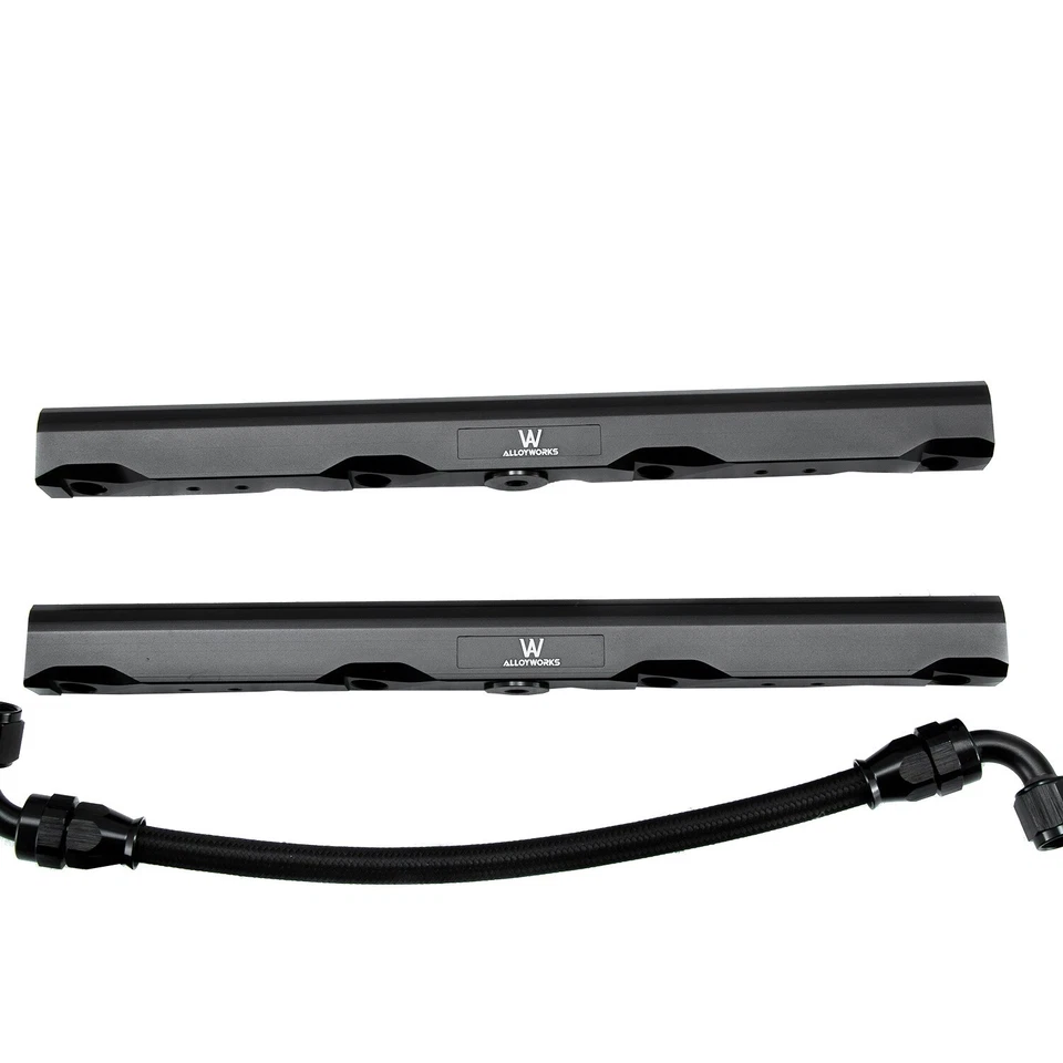 -Kit de riel de combustible 8AN con accesorios para LS7 2015 Camaro Z28 Corvette aluminio 8AN Foto 3 de 4