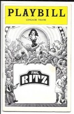 Stubby Kaye   "The Ritz"    Playbill    1975     Rita Moreno,   Mike Kellin