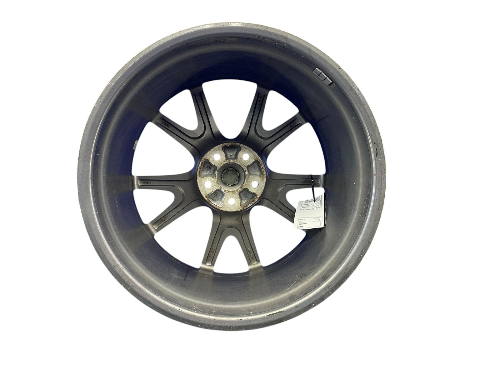 2008-2014 FERRARI CALIFORNIA 20X10 FIVE Y SPOKE WHEEL RIM SILVER *CURB RASH* OEM