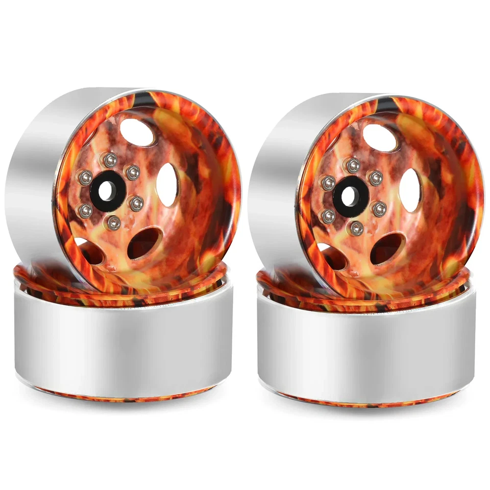 1.9英寸金属Beadlock轮辋带负偏移适用于1/10遥控轴向SCX10 TRX4 — 第 3/4 张图片