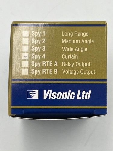 Visonic SPY-4 0-1154-0 Wired Curtain PIR Motion Detector New in Box - Picture 12 of 13