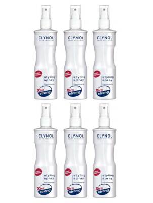 Clynol Xtra Strong Styling Spray 6 x 250 ml