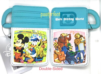 Disney Park Wallet Country Bear Mickey Retro Thermos WDW ID Credit Card Case NWT
