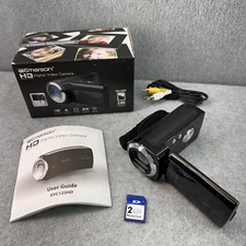 Emerson Camcorder Handycam HD Digital Video Camera EVC125HD 12MP 4x Zoom NEW