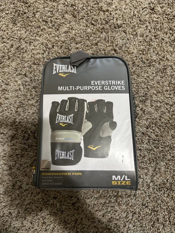 EVERLAST Everstrike Multi-Purpose Training Boxing Gloves EverCool Sz M/L