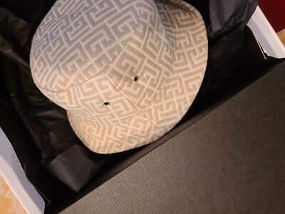 New $650 Balmain Men Limited Edition Bucket Hat Cap Multicolor