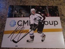 TYSON BARRIE AUTOGRAPHED 8X10 MATTE PHOTO COLORADO AVALANCHE KELOWNA ROCKETS (G)