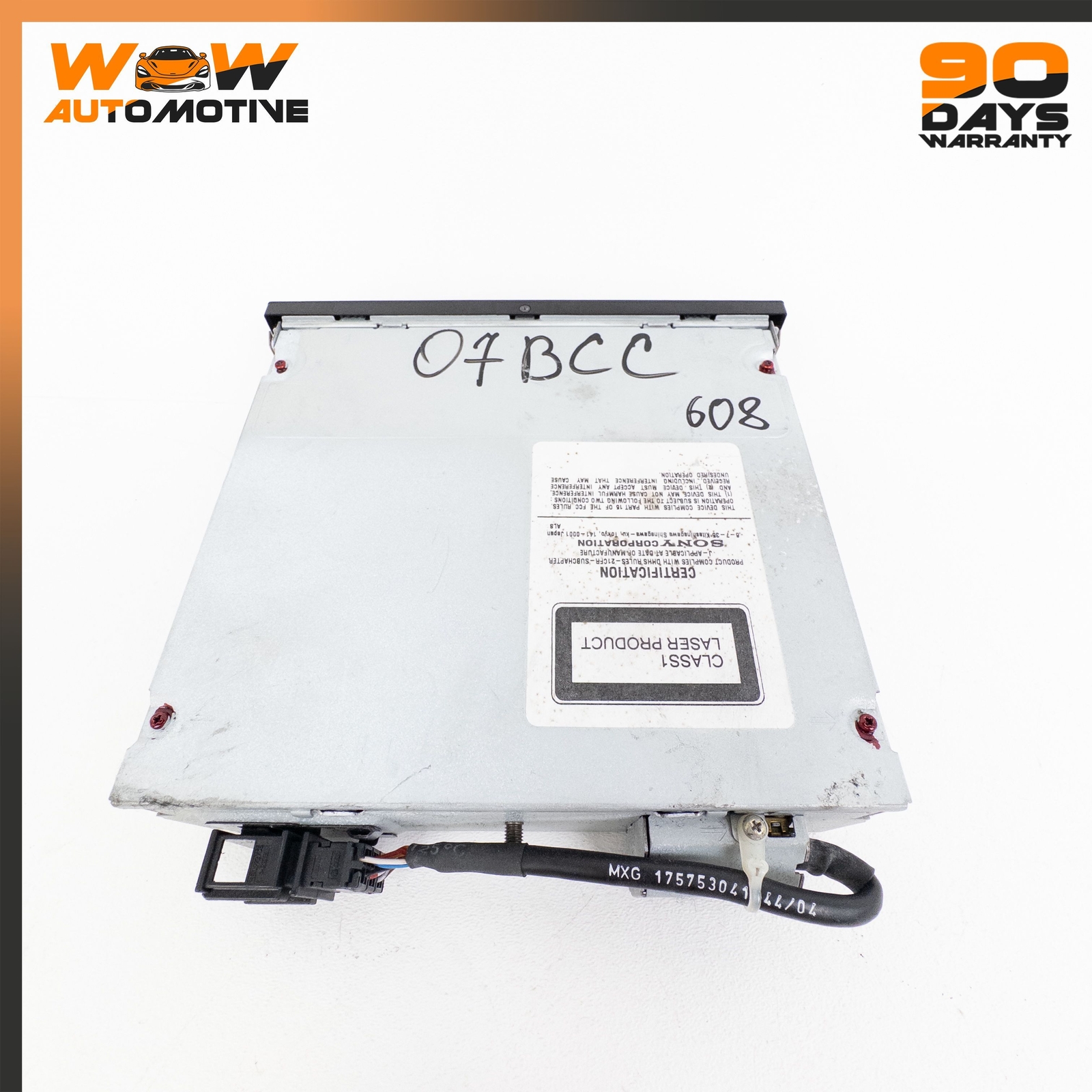 04-13 BENTLEY CONTINENTAL GTC GT FLYING SPUR 6 DISC CD CHANGER PLAYER OEM